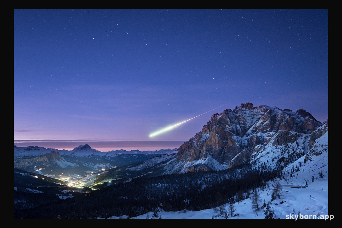 Major Fireball Meteor