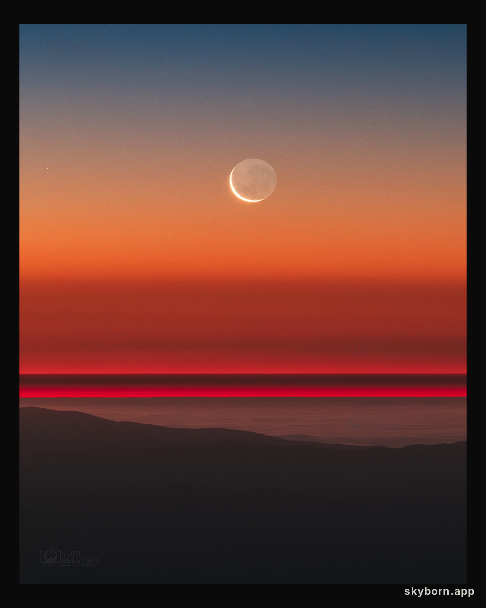 Old Moon in the New Moon's Arms