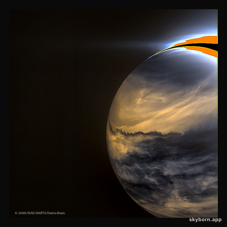 Venus at Night in Infrared from Akatsuki