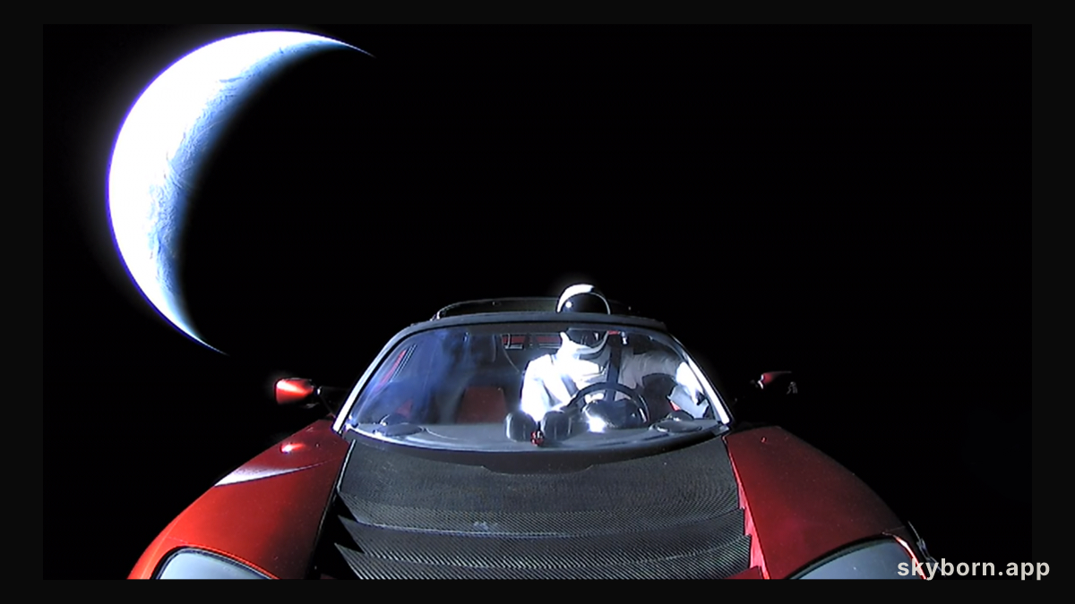Roadster, Starman, Planet Earth