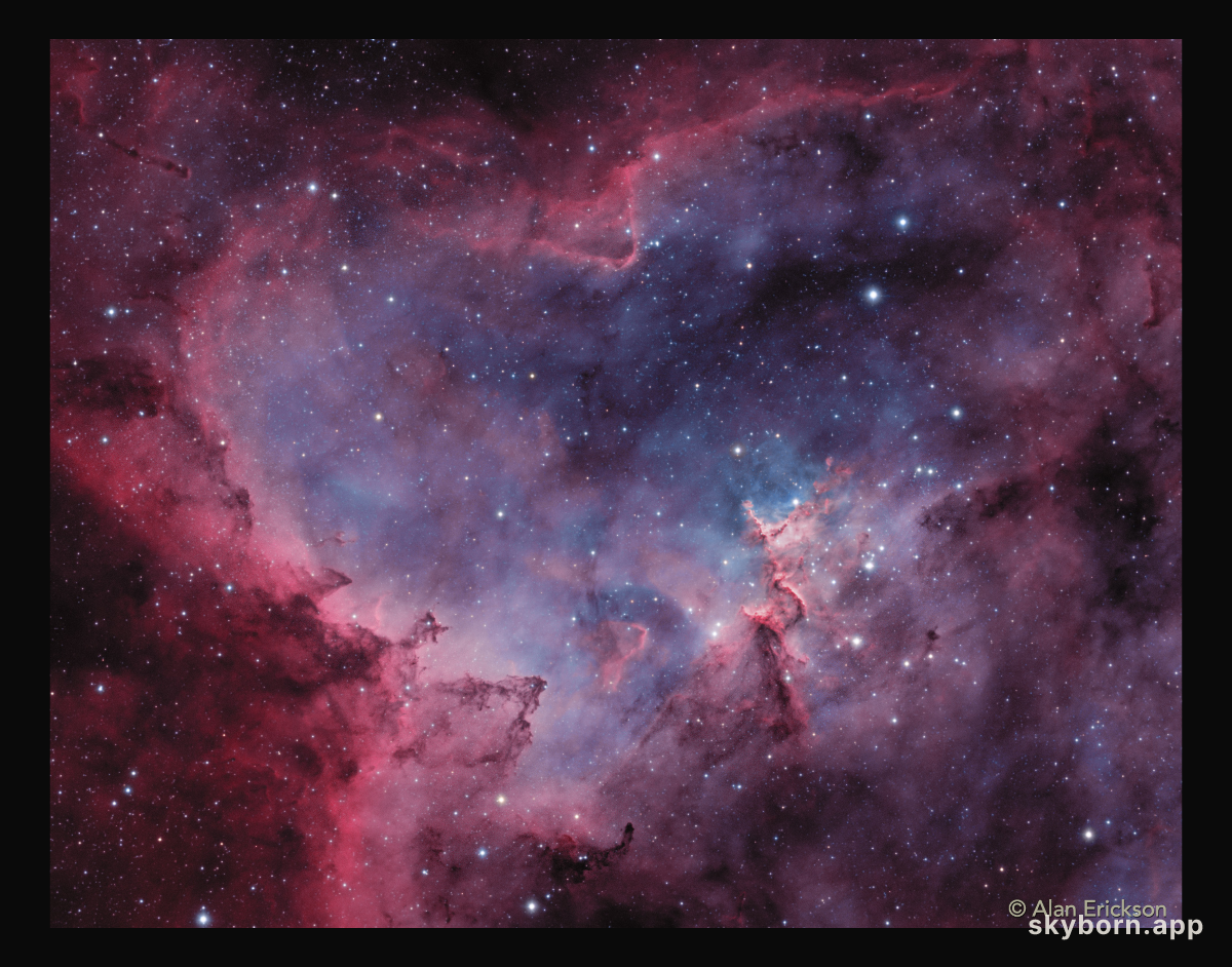 In the Heart of the Heart Nebula