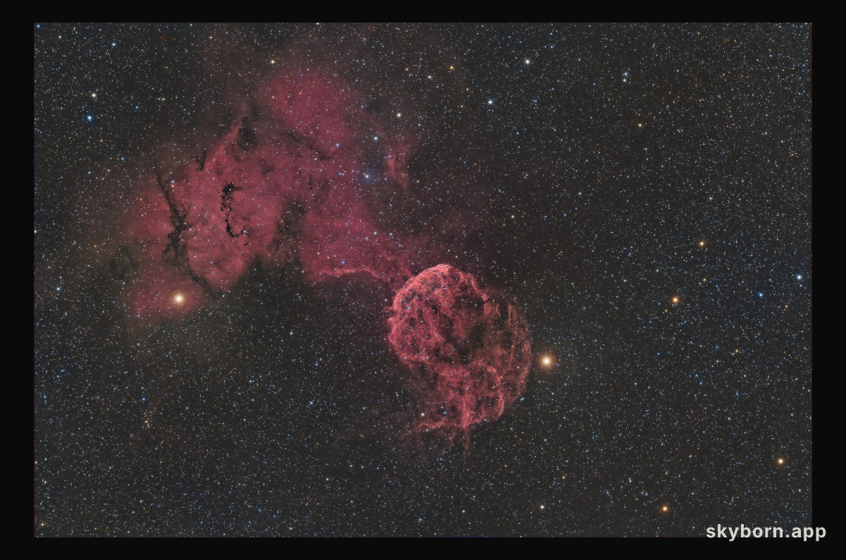 Sharpless 249 and the Jellyfish Nebula