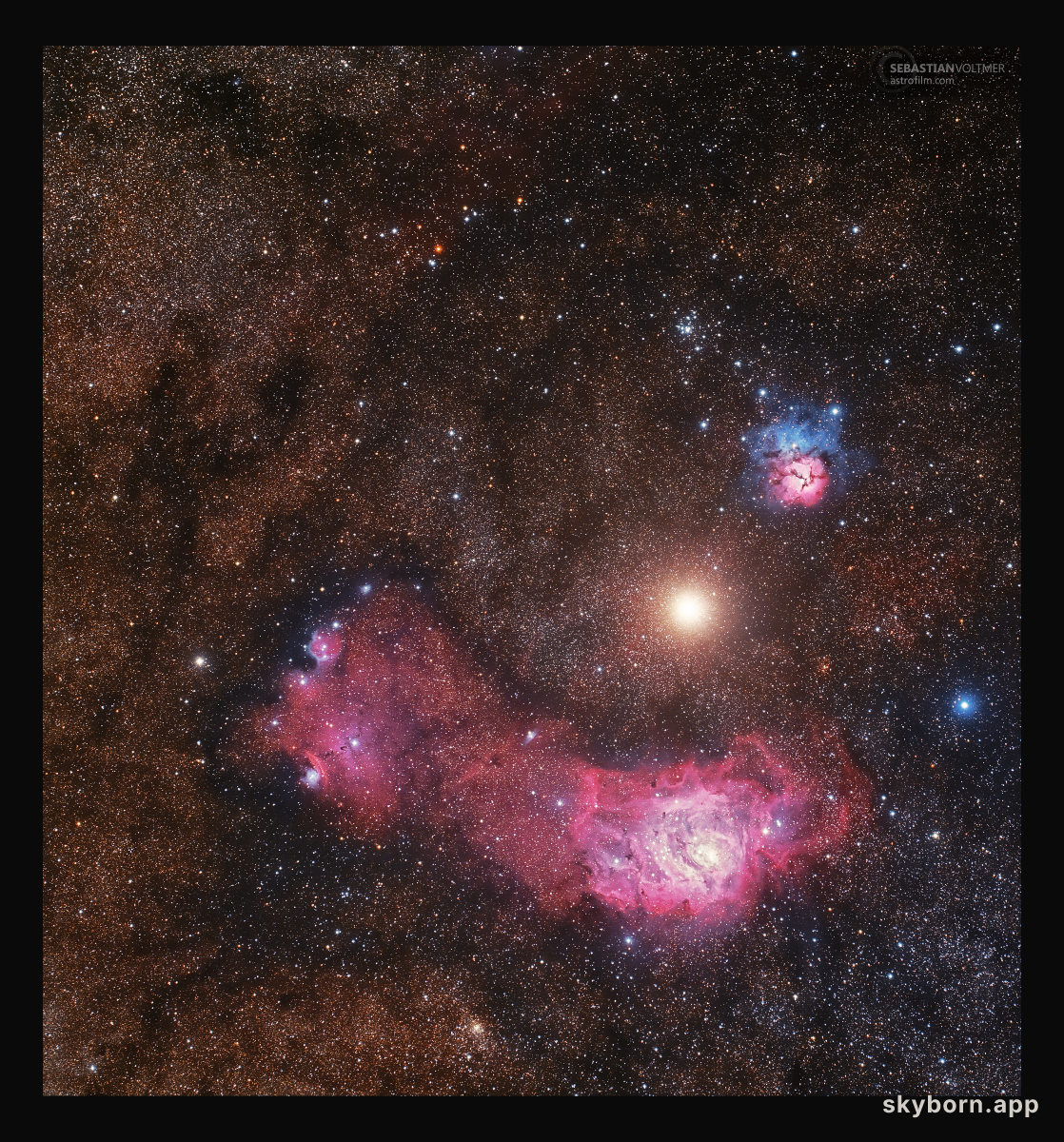 Mars Between Nebulas