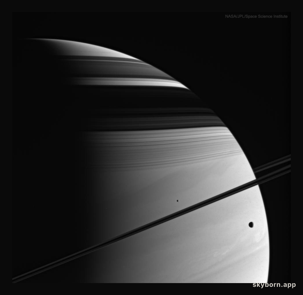 Moons, Rings, Shadows, Clouds: Saturn (Cassini)