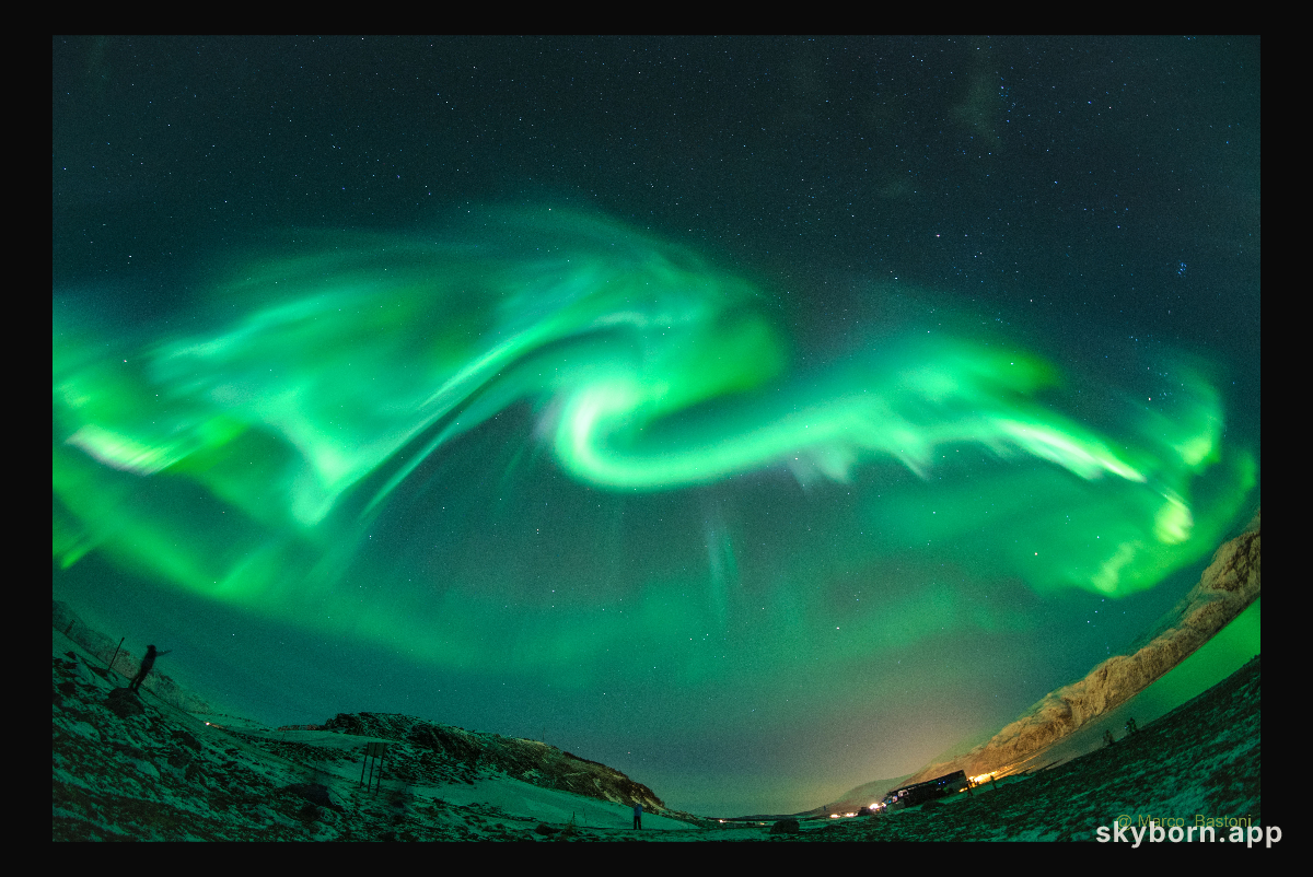 Dragon Aurora over Norway