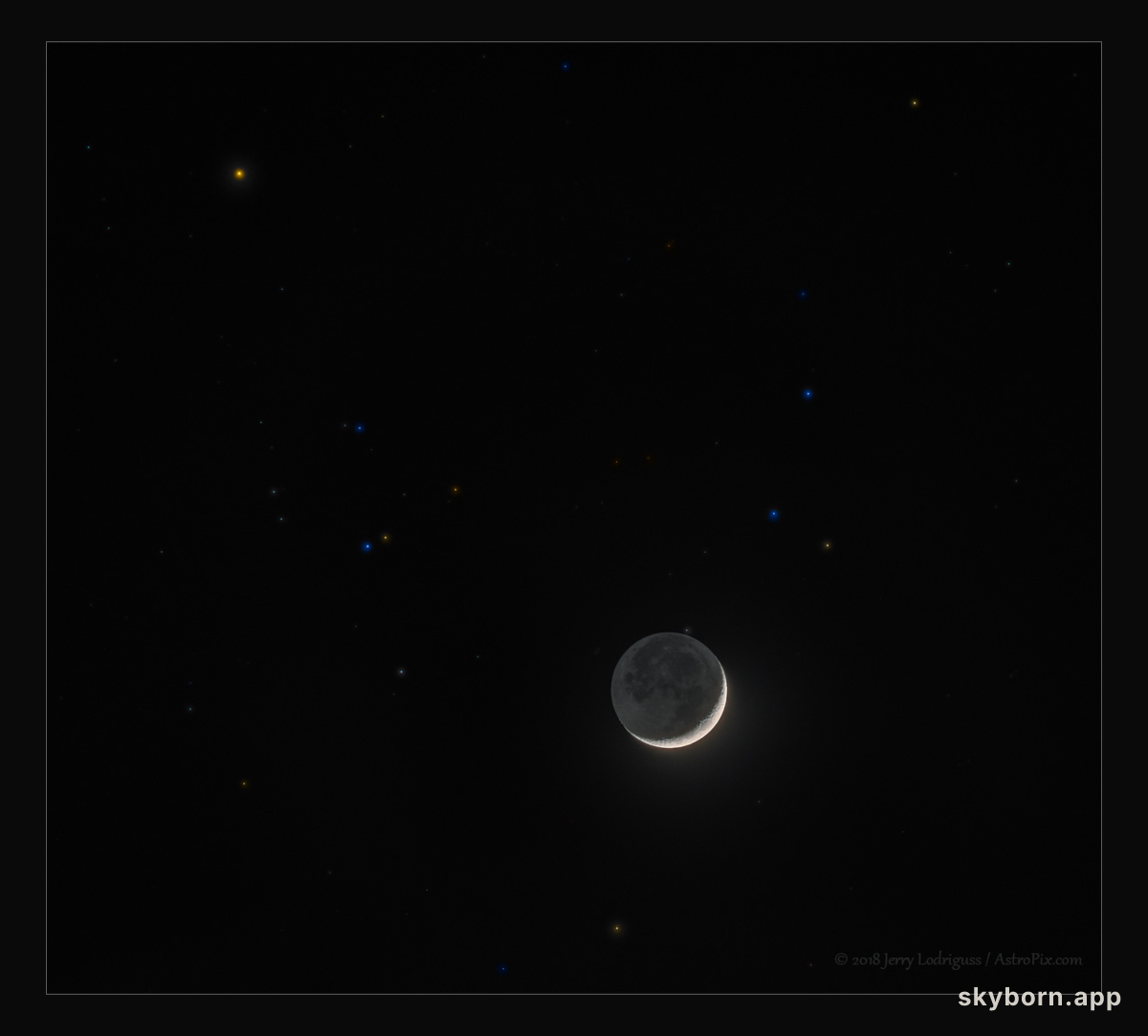 Moon in the Hyades