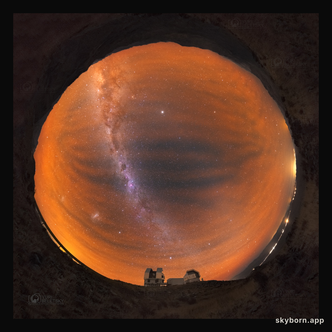 Milky Way vs Airglow Australis