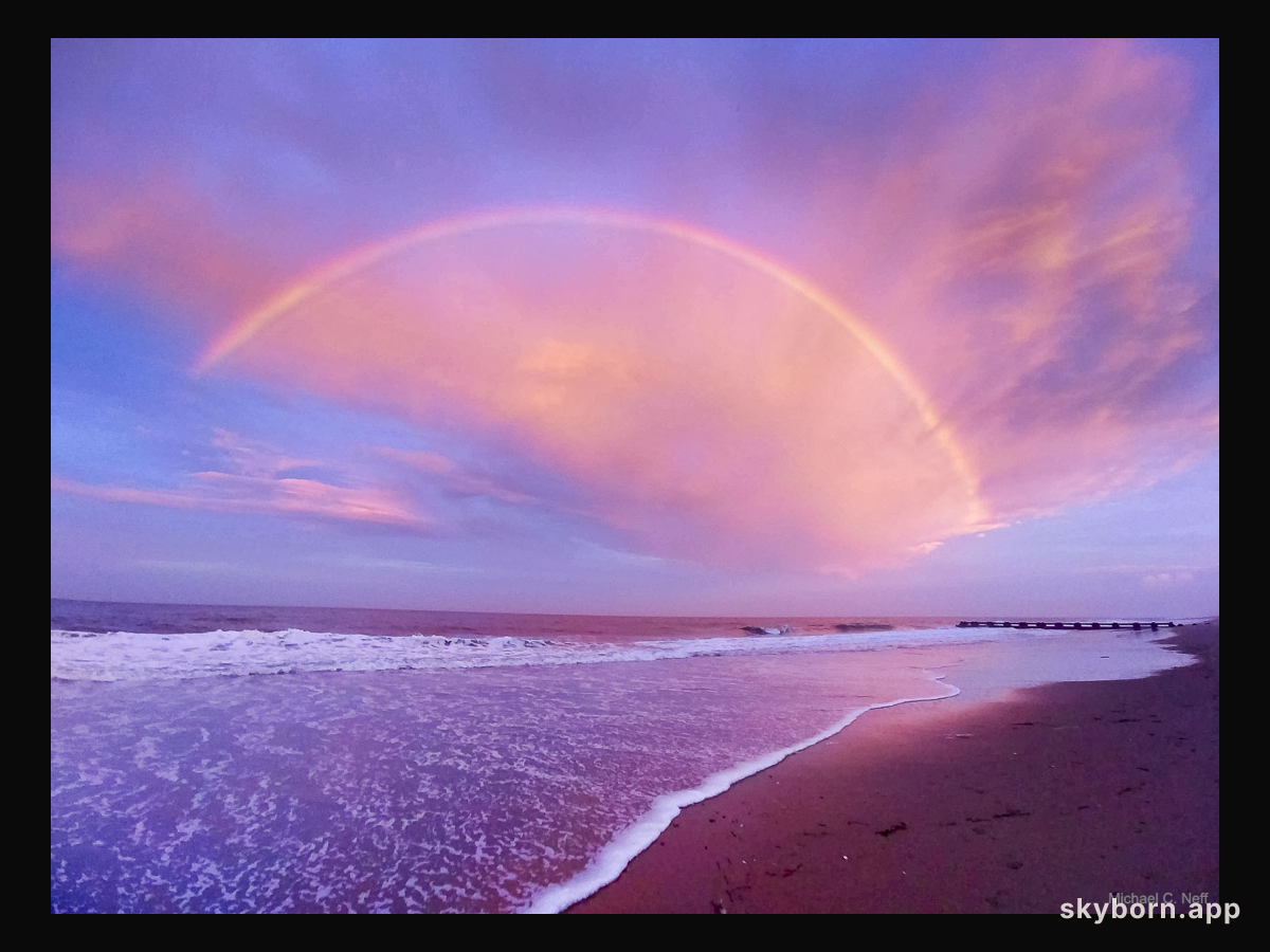Red Cloudbow over Delaware