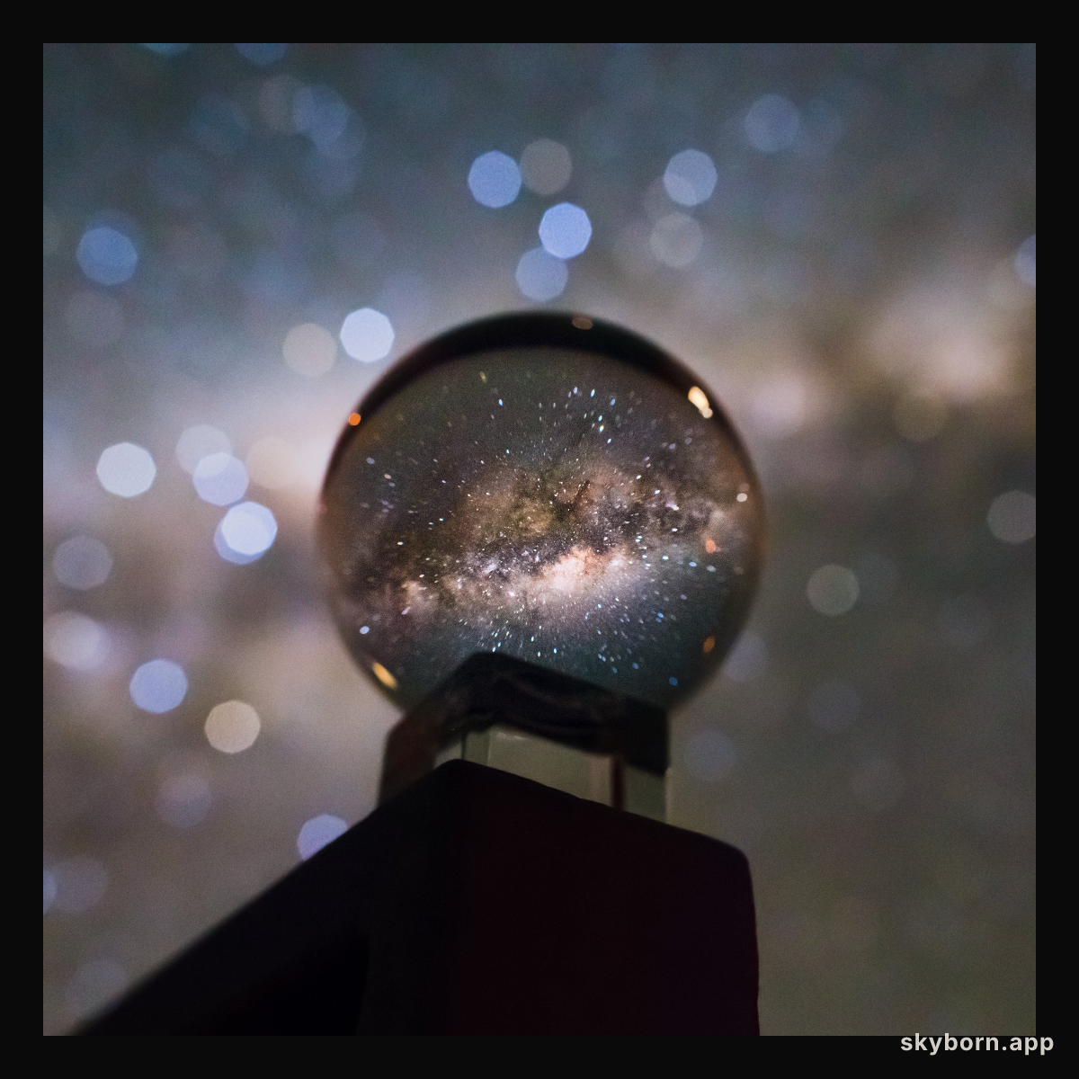 Galaxy in a Crystal Ball