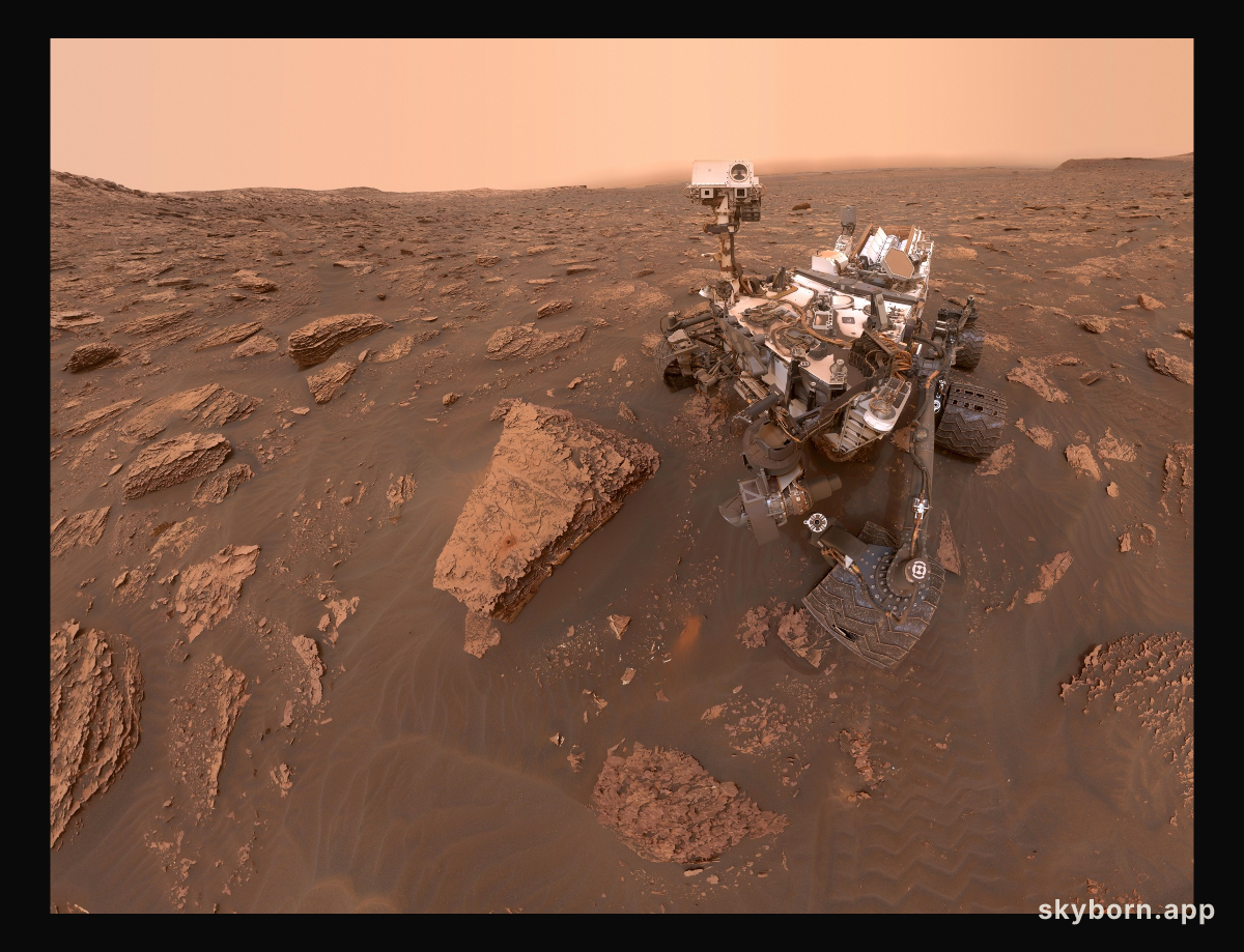 Curiosity's Dusty Self