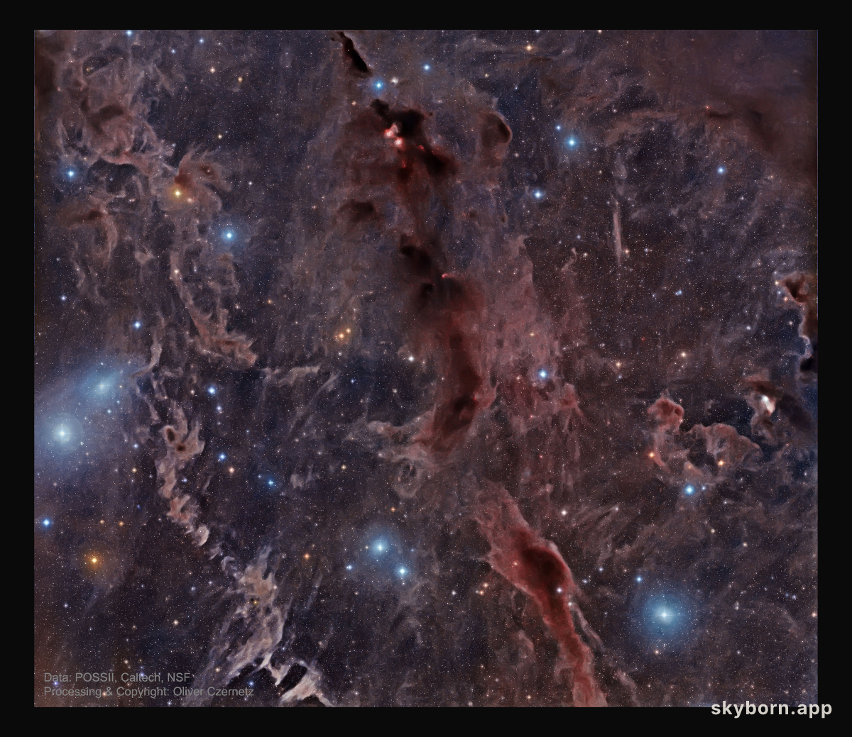 Dark Nebulas across Taurus