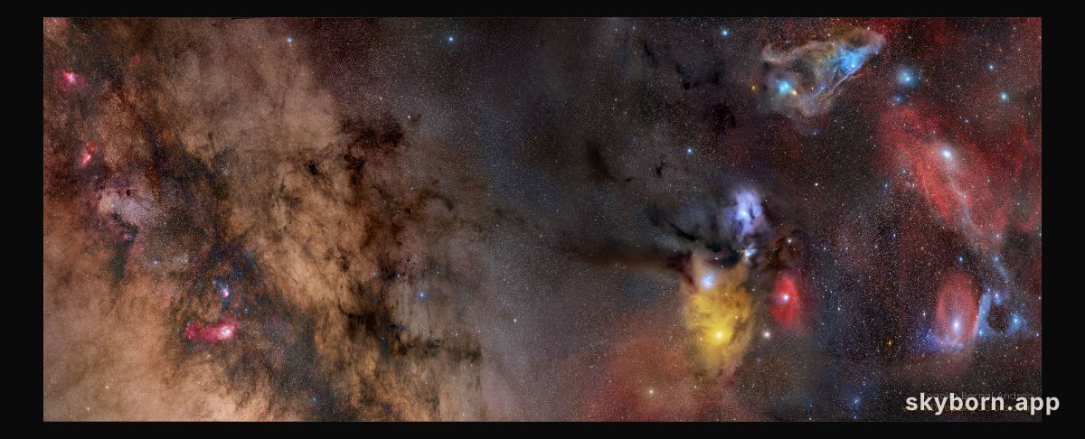 From the Galactic Plane through Antares