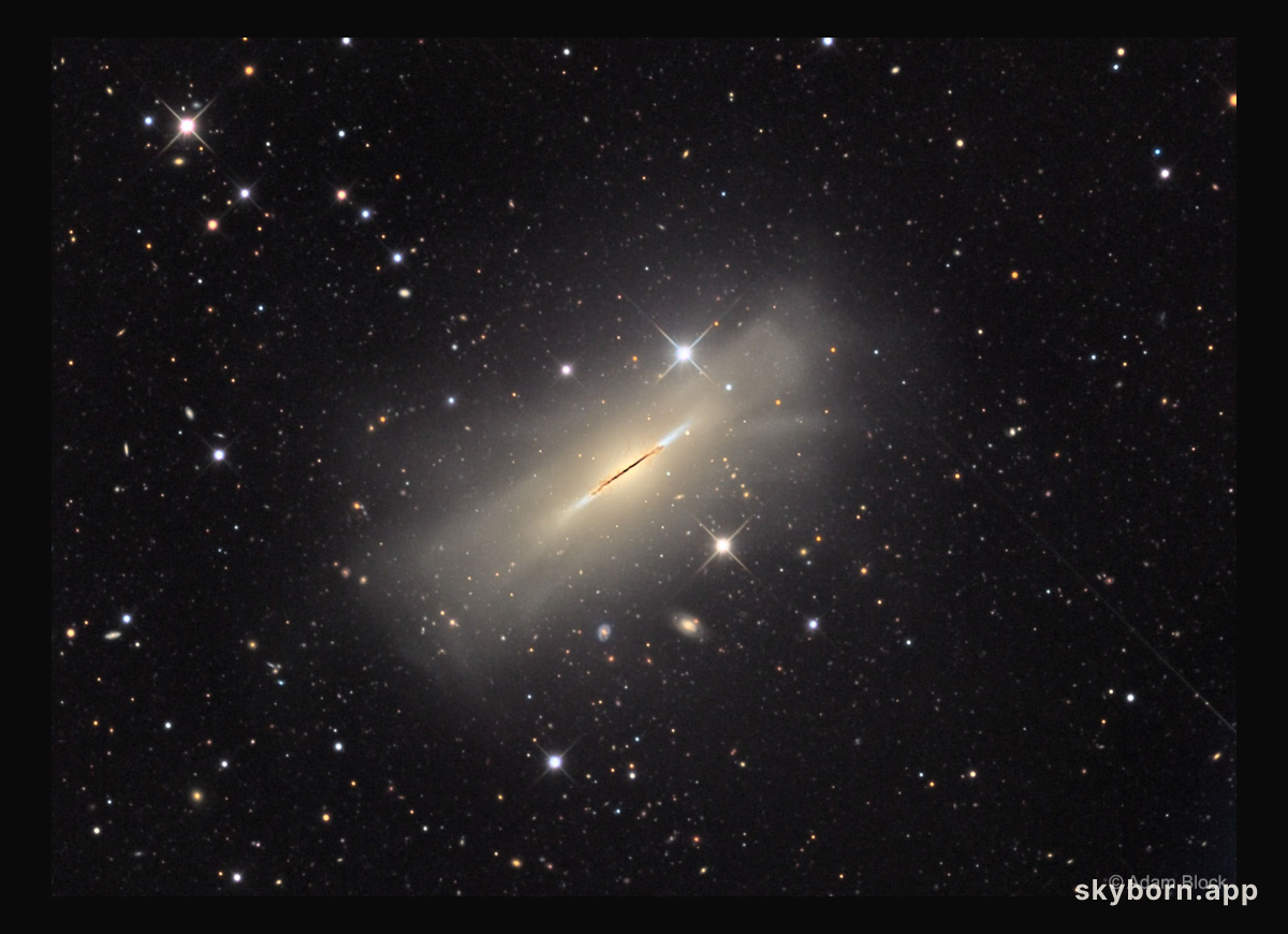 The Edge-On Spindle Galaxy
