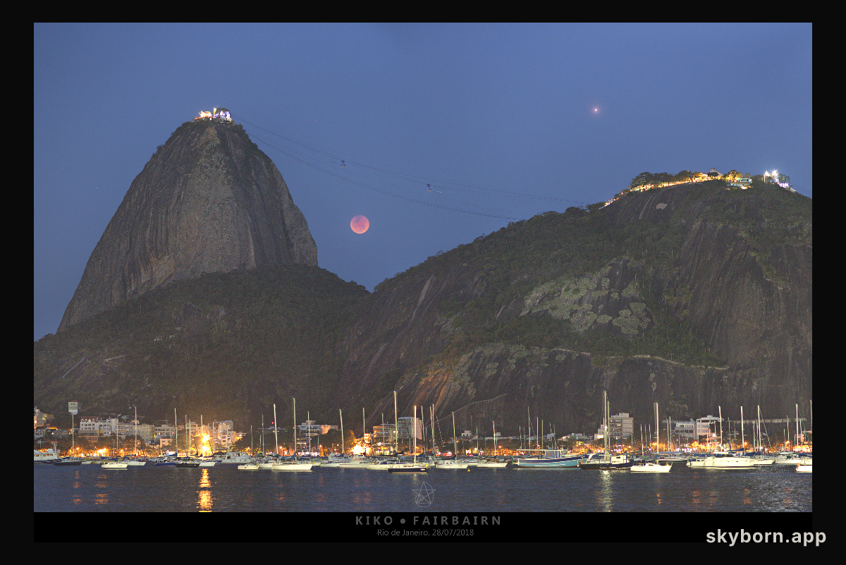 Lunar Eclipse over Rio