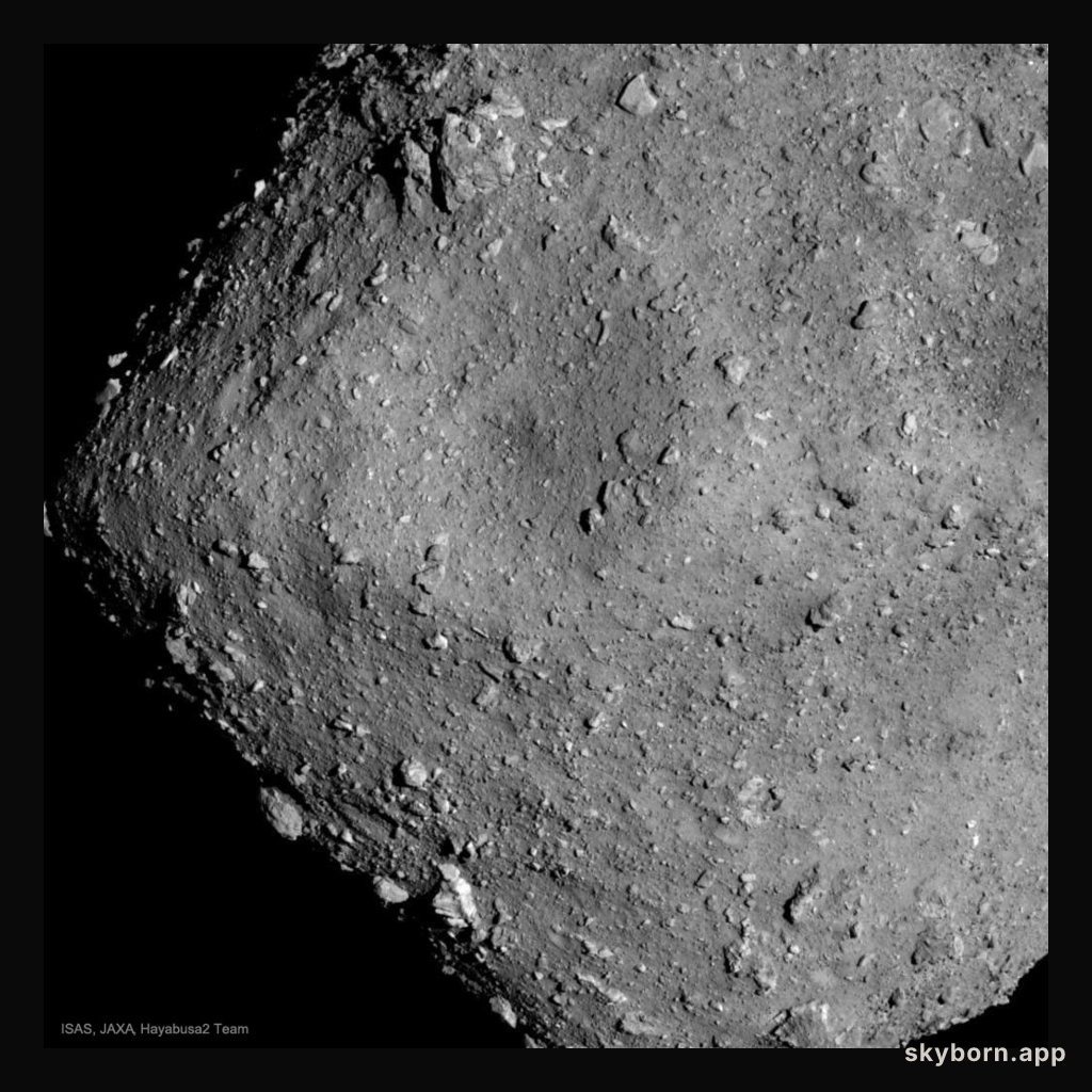 Asteroid Ryugu from Hayabusa2