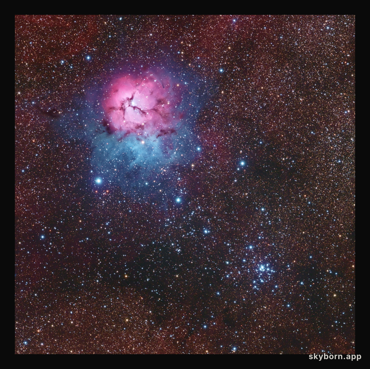 Messier 20 and 21