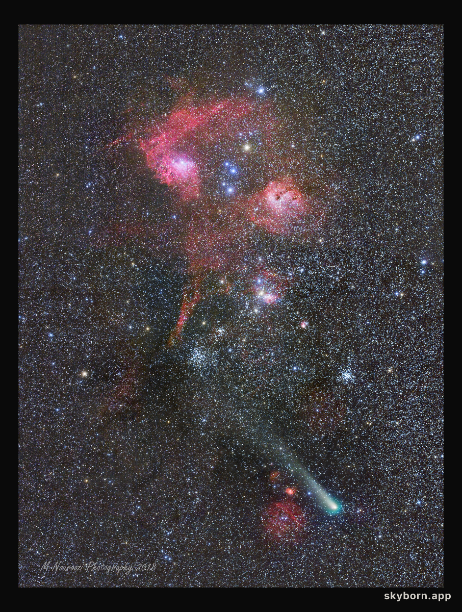 Comet, Clusters and Nebulae
