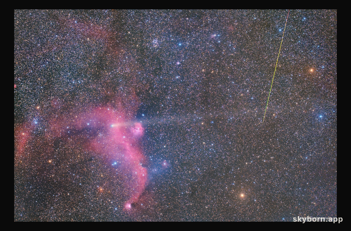 Meteor, Comet, and Seagull (Nebula)