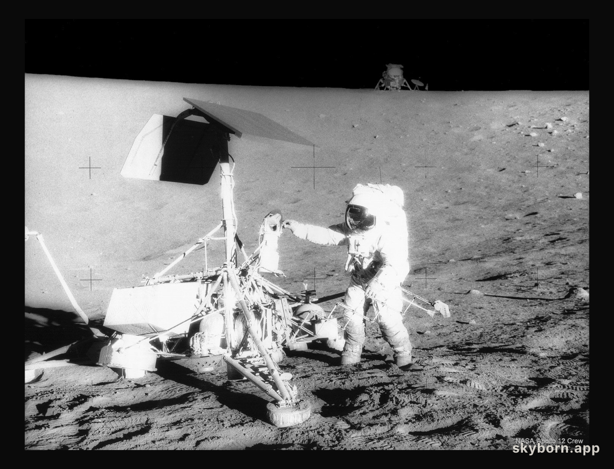 Apollo 12 Visits Surveyor 3