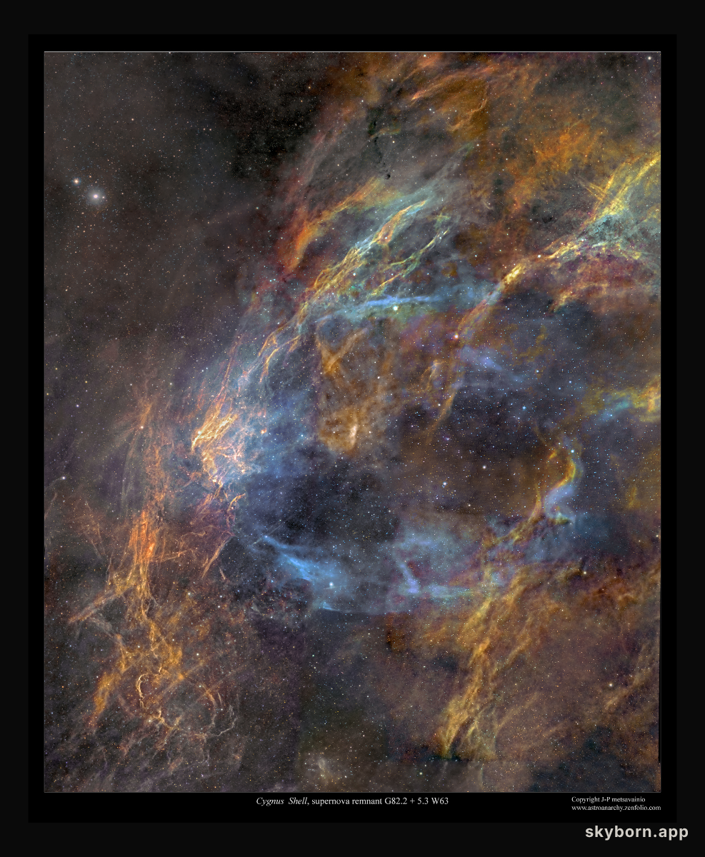 Cygnus Shell Supernova Remnant W63