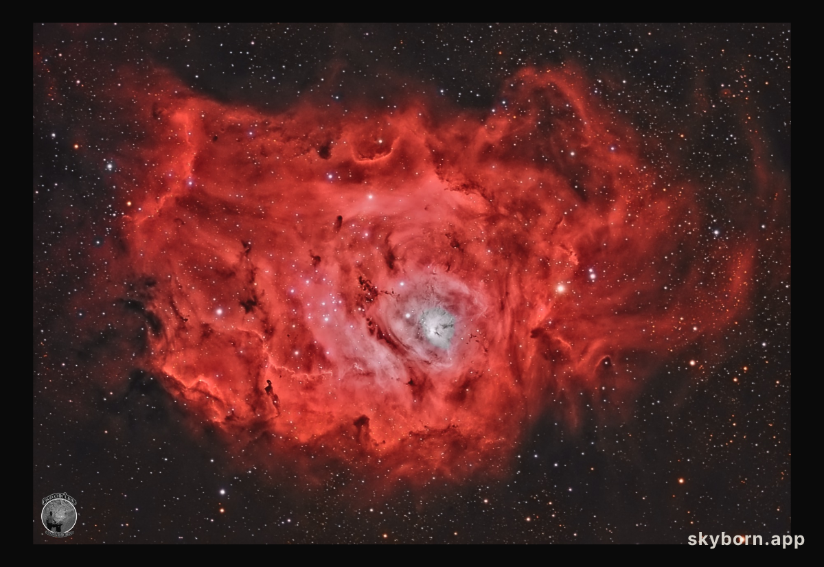 The Lagoon Nebula is Stars, Gas, and Dust