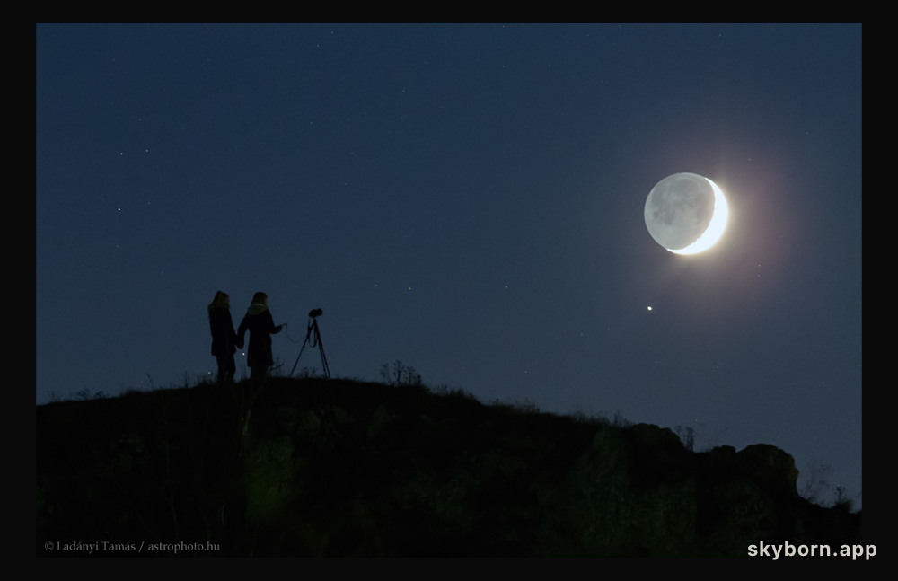 The Hill, The Moon, and Saturn
