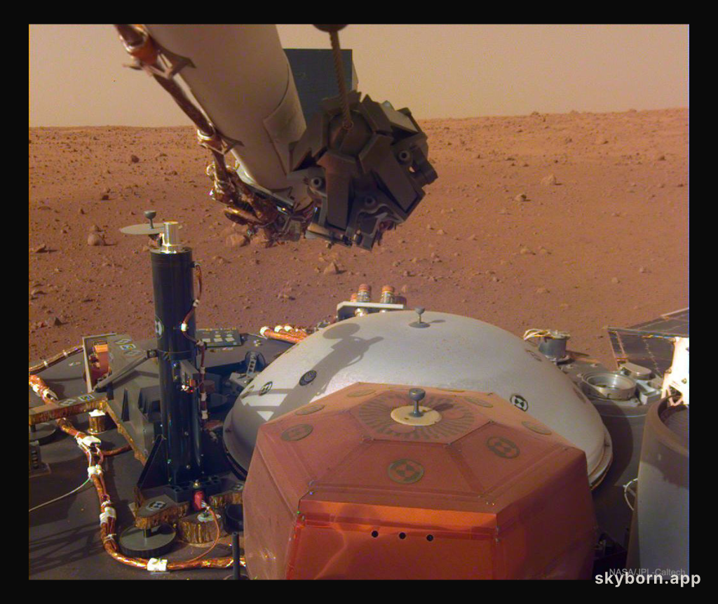 Sound and Light Captured by Mars InSight