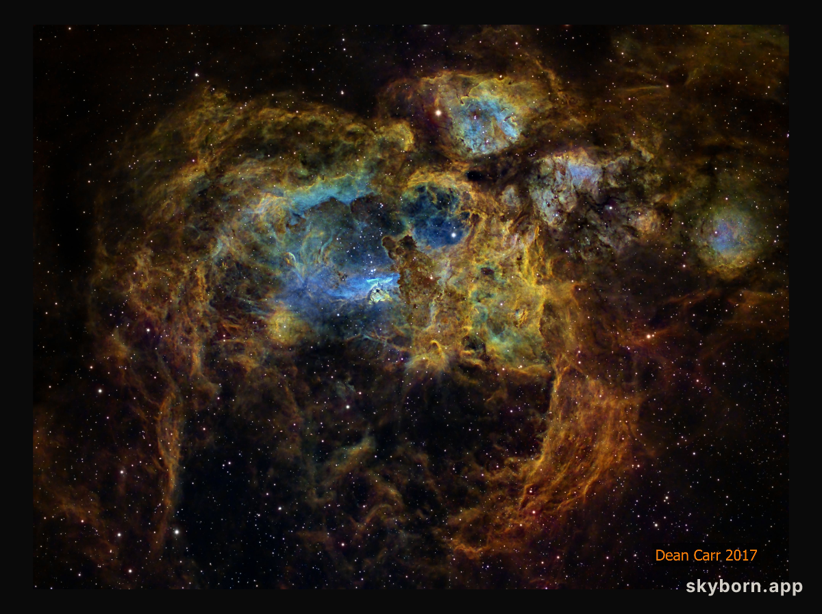 NGC 6357: The Lobster Nebula