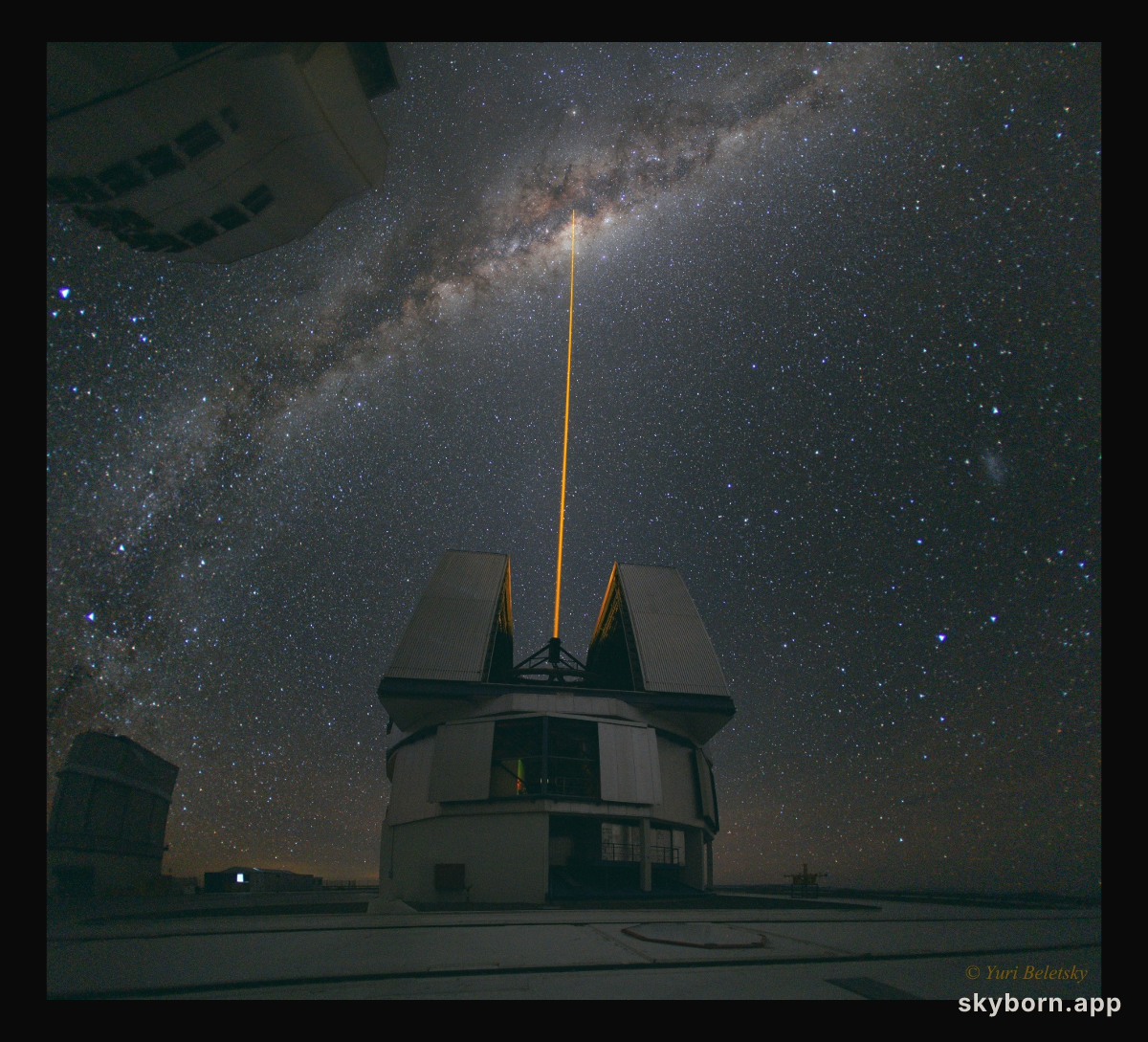 A Laser Strike at the Galactic Center