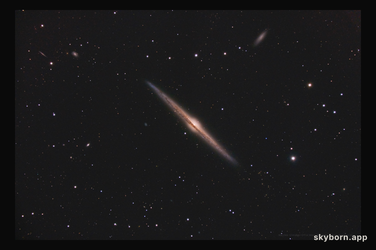 NGC 4565: Galaxy on Edge