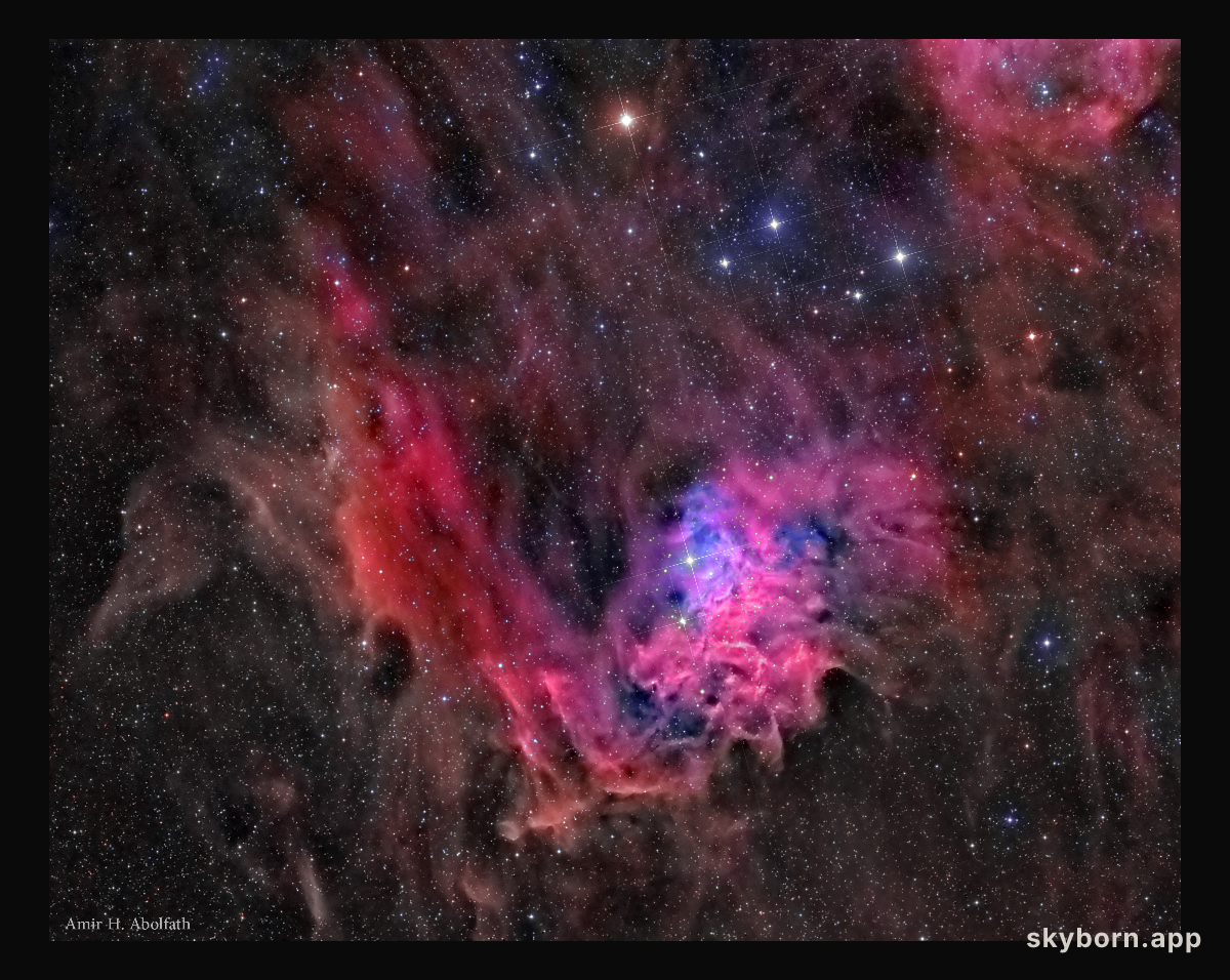 AE Aurigae and the Flaming Star Nebula