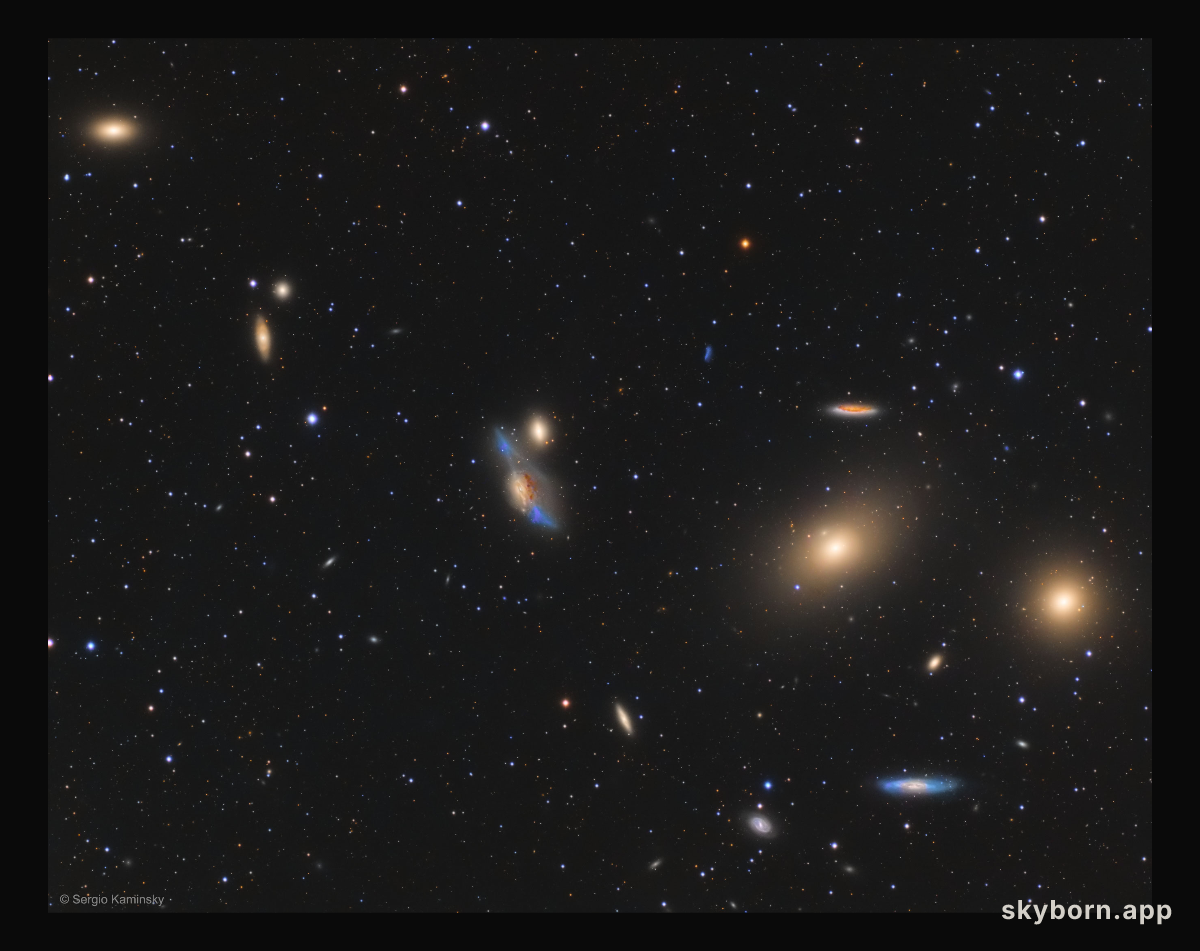 Markarian's Chain of Galaxies