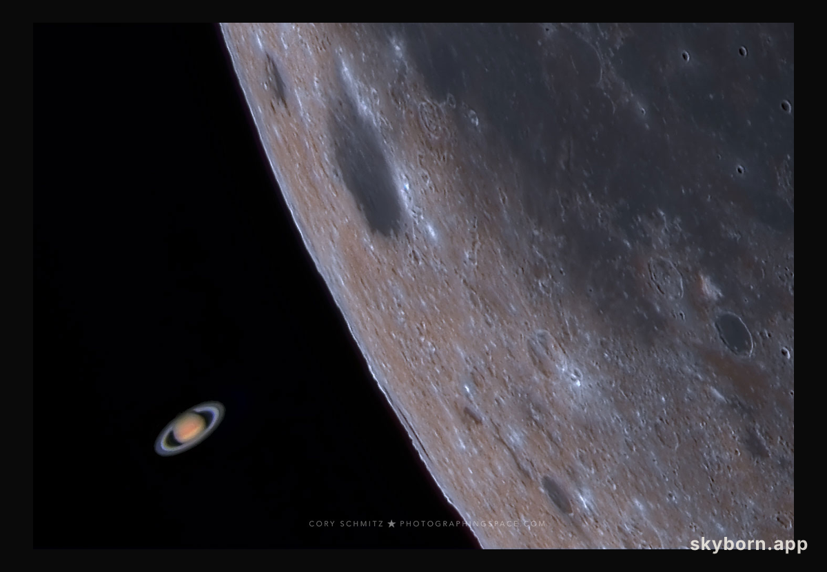Moon Occults Saturn