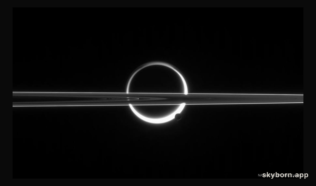 Saturn, Titan, Rings, and Haze