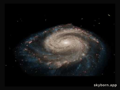 Virtual Flyby of the Whirlpool Galaxy