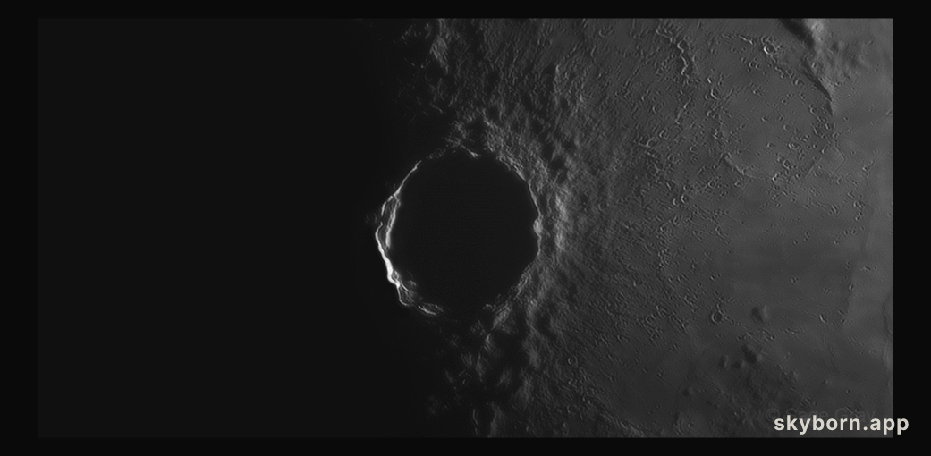 Sunrise at Copernicus Crater