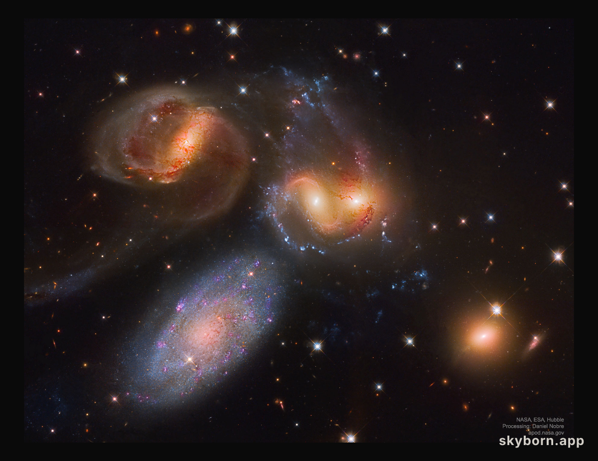 Stephan's Quintet from Hubble