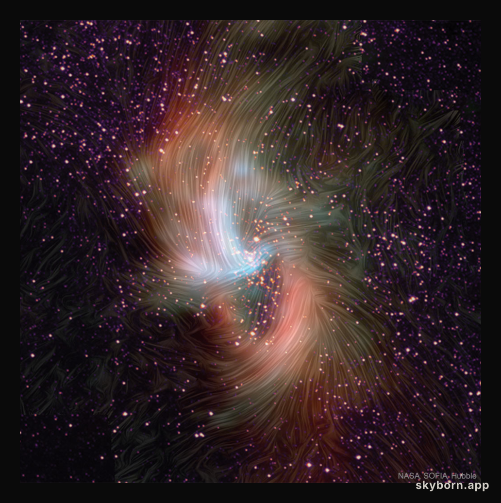 Our Galaxy's Magnetic Center