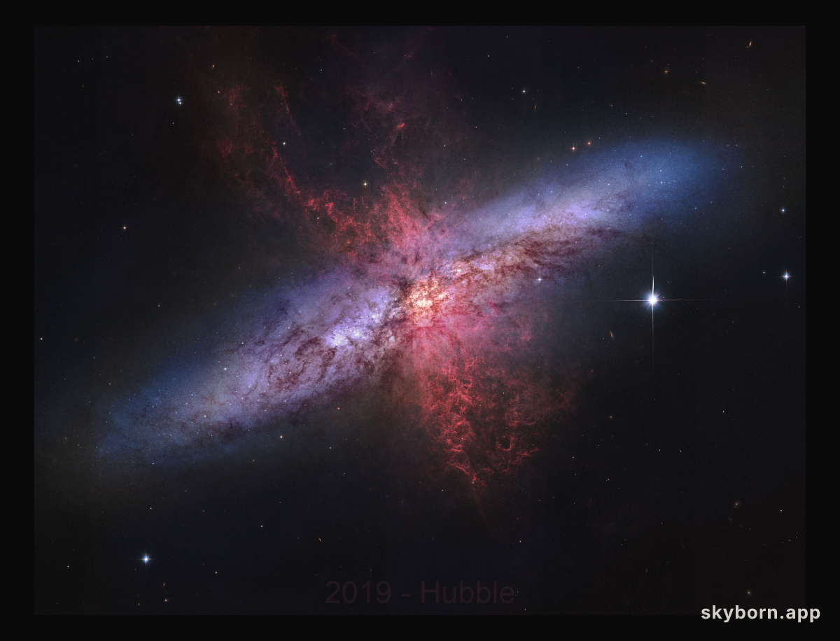 M82: Galaxy with a Supergalactic Wind