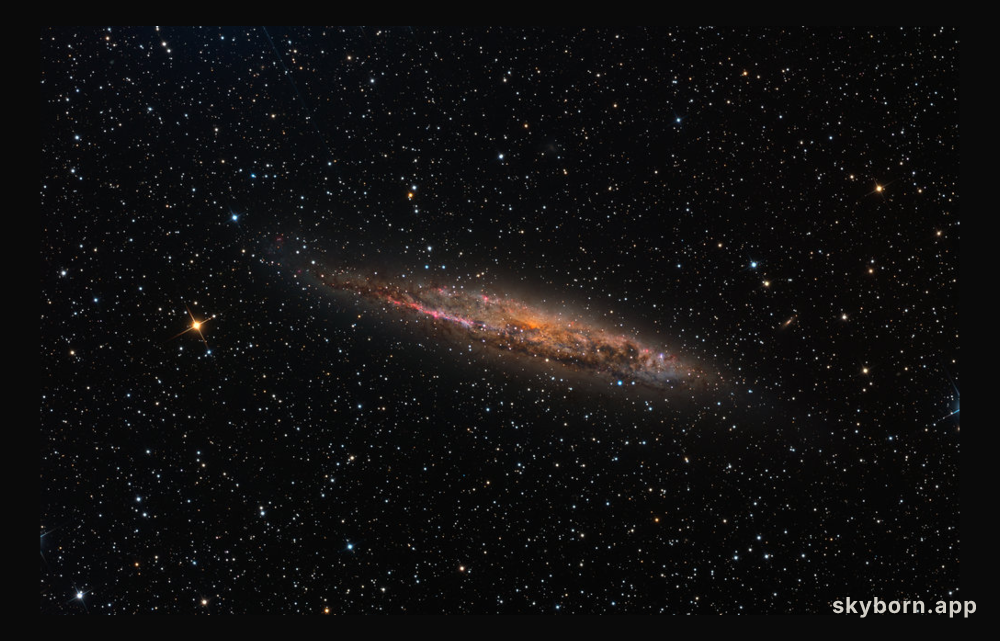 Nearby Spiral Galaxy NGC 4945