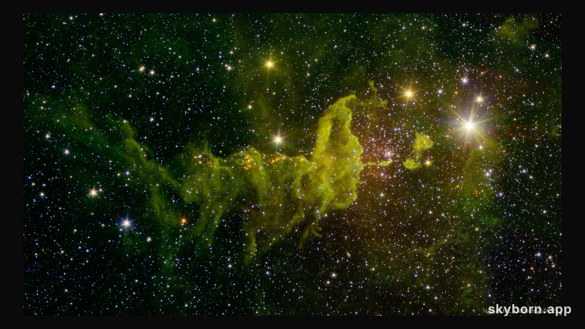 The Spider Nebula in Infrared