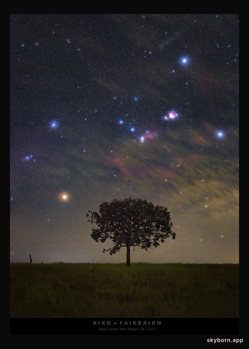 Orion Rising over Brazil