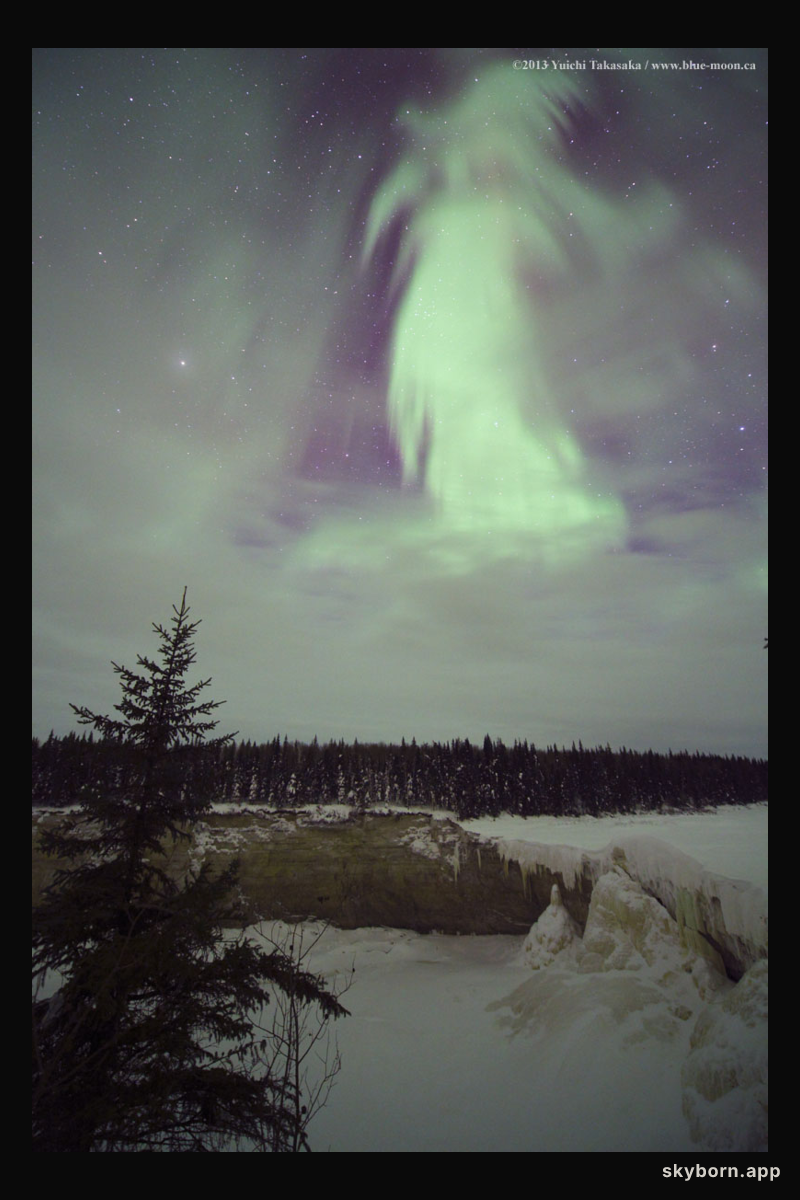 Ghost Aurora over Canada