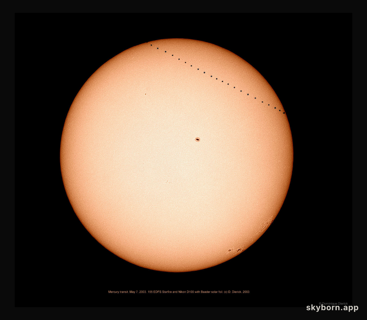 A Mercury Transit Sequence