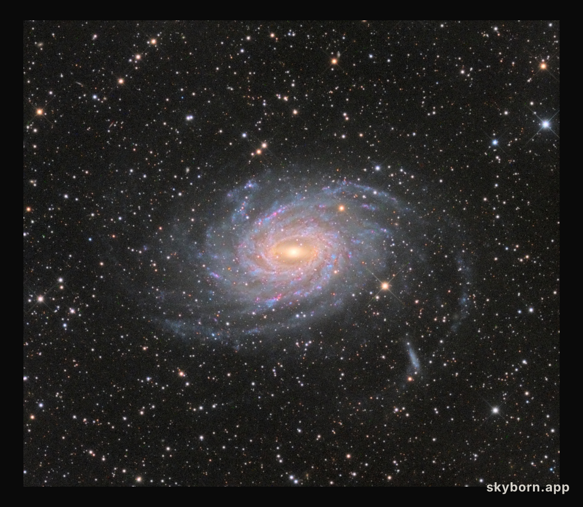 Spiral Galaxy NGC 6744