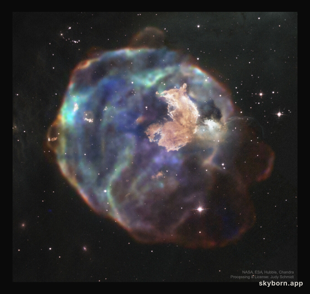 N63A: Supernova Remnant in Visible and X-ray