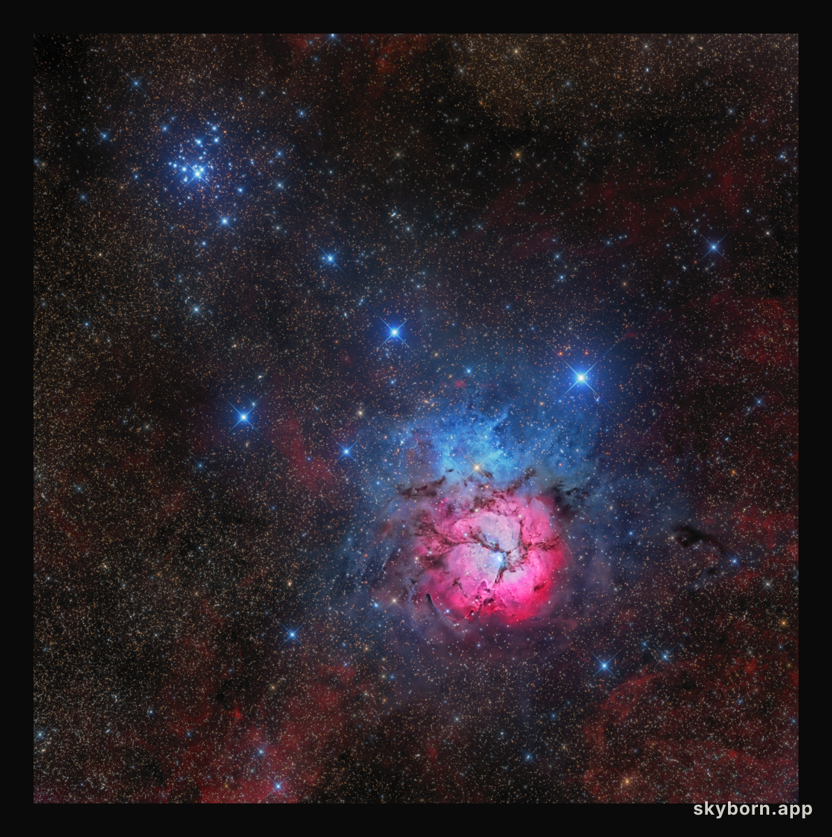 Messier 20 and 21