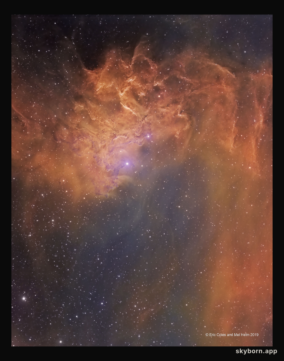 IC 405: The Flaming Star Nebula