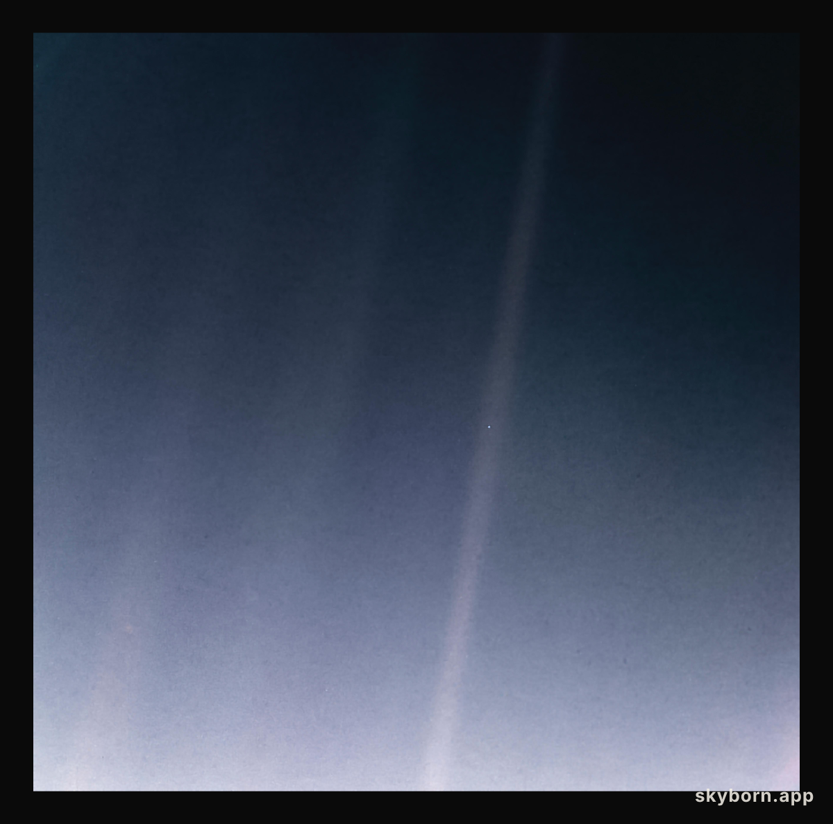 The Pale Blue Dot
