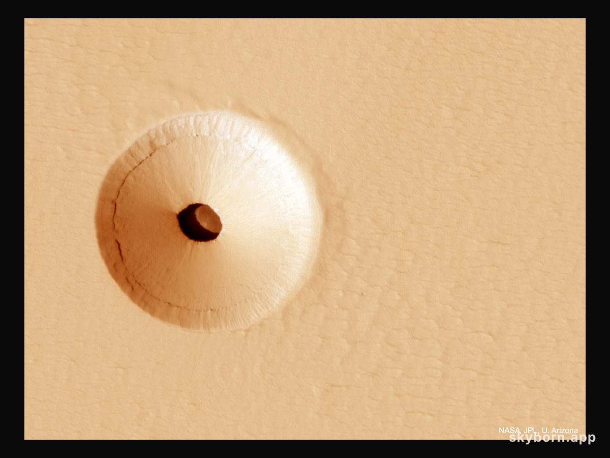 A Hole in Mars